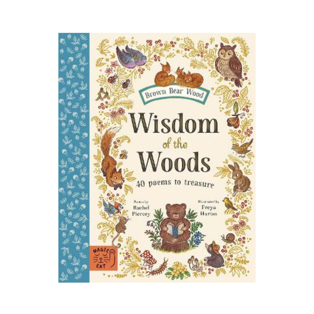 Wisdom of the Woods book of 40 Poems to Treasure. Cover features woodland animals