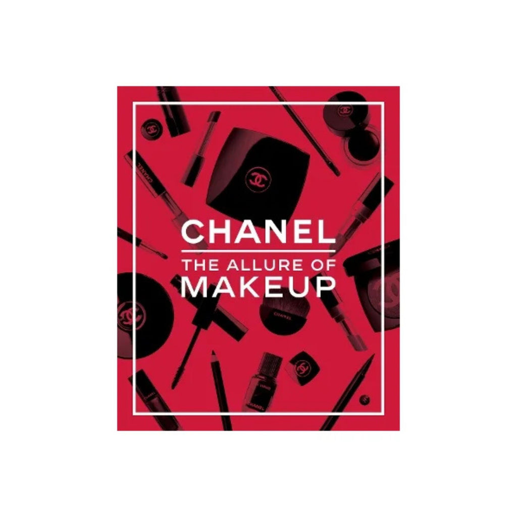 Chanel the Allure of Makeup book with a black and red cover