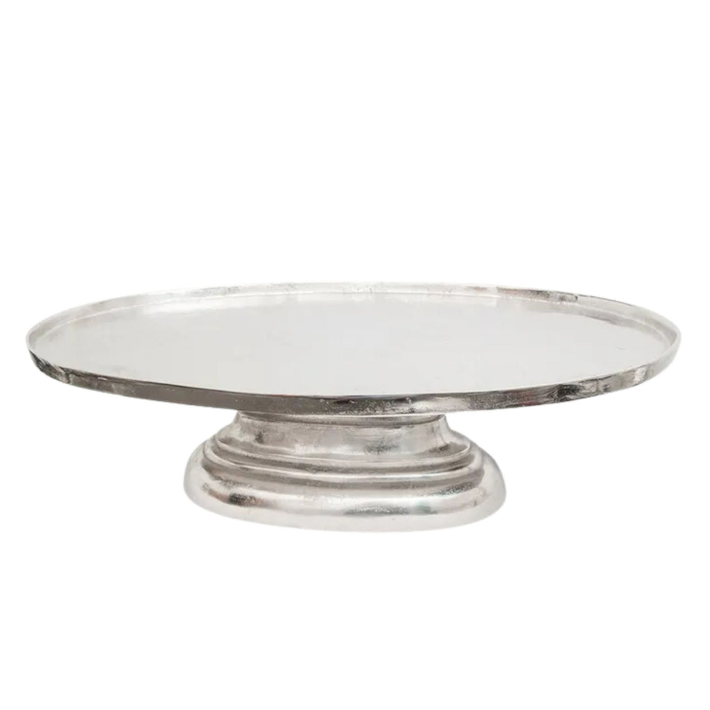 Silver serving stand