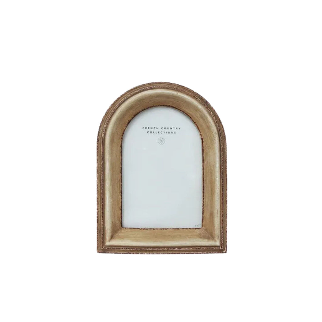 Arch wooden picture frame