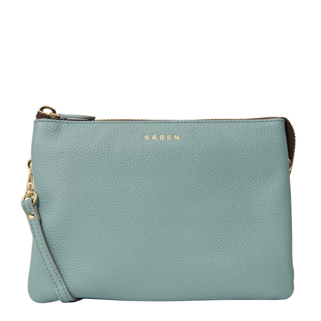 Saben - Tilly’s Big Sis - Duck Egg blue coloured handbag with shoulder strap