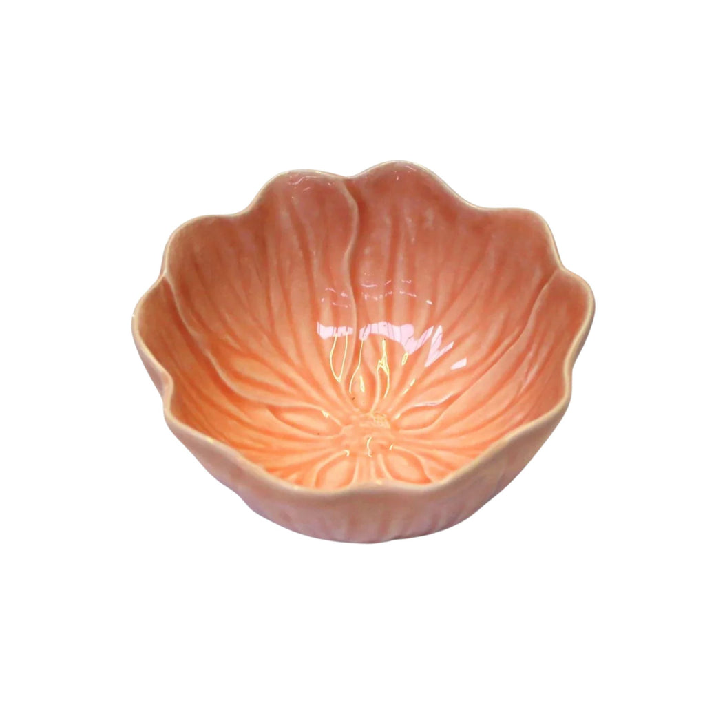 Pink flower bowl