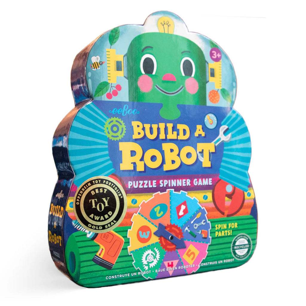 boardgame box stating "Build a robot"