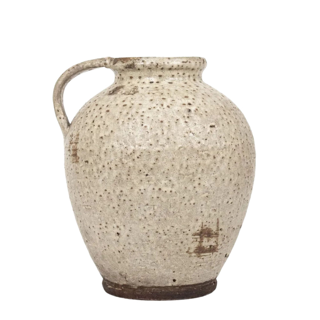 French country large rustic Cora Jug with handle