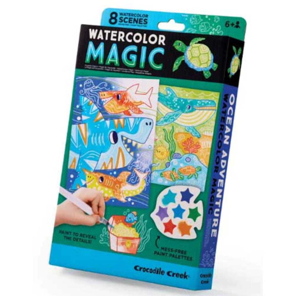 Blue box with watercolour art set